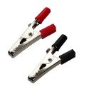 Crocodile Clips - Red Black (56mm)