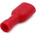 Fully Insulated Spade Connectors Female Crimp Terminal Red