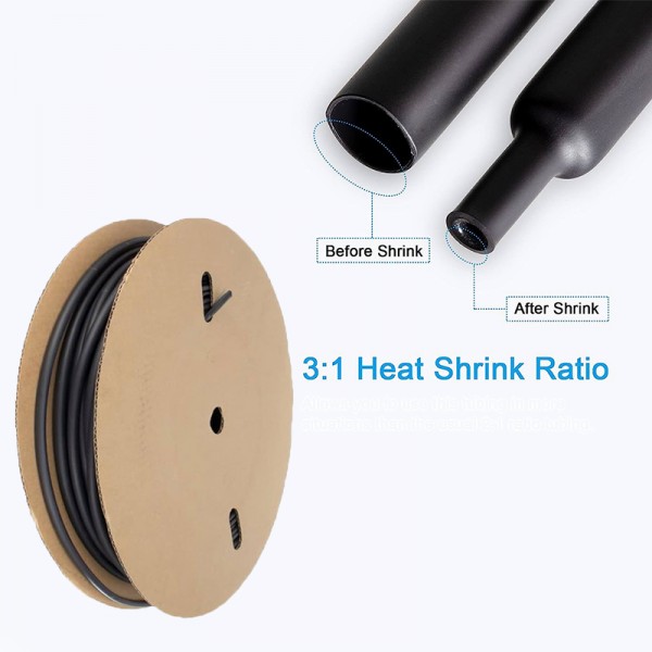 Heat shrinkable tubes JUMBO Roll (Shrink Ratio 3:1) Adhesive lined