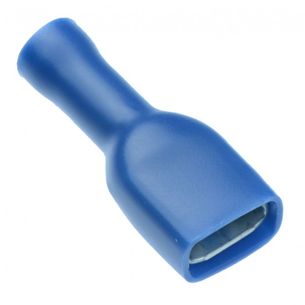 Fully Insulated Spade Connectors Female Crimp Terminal Blue